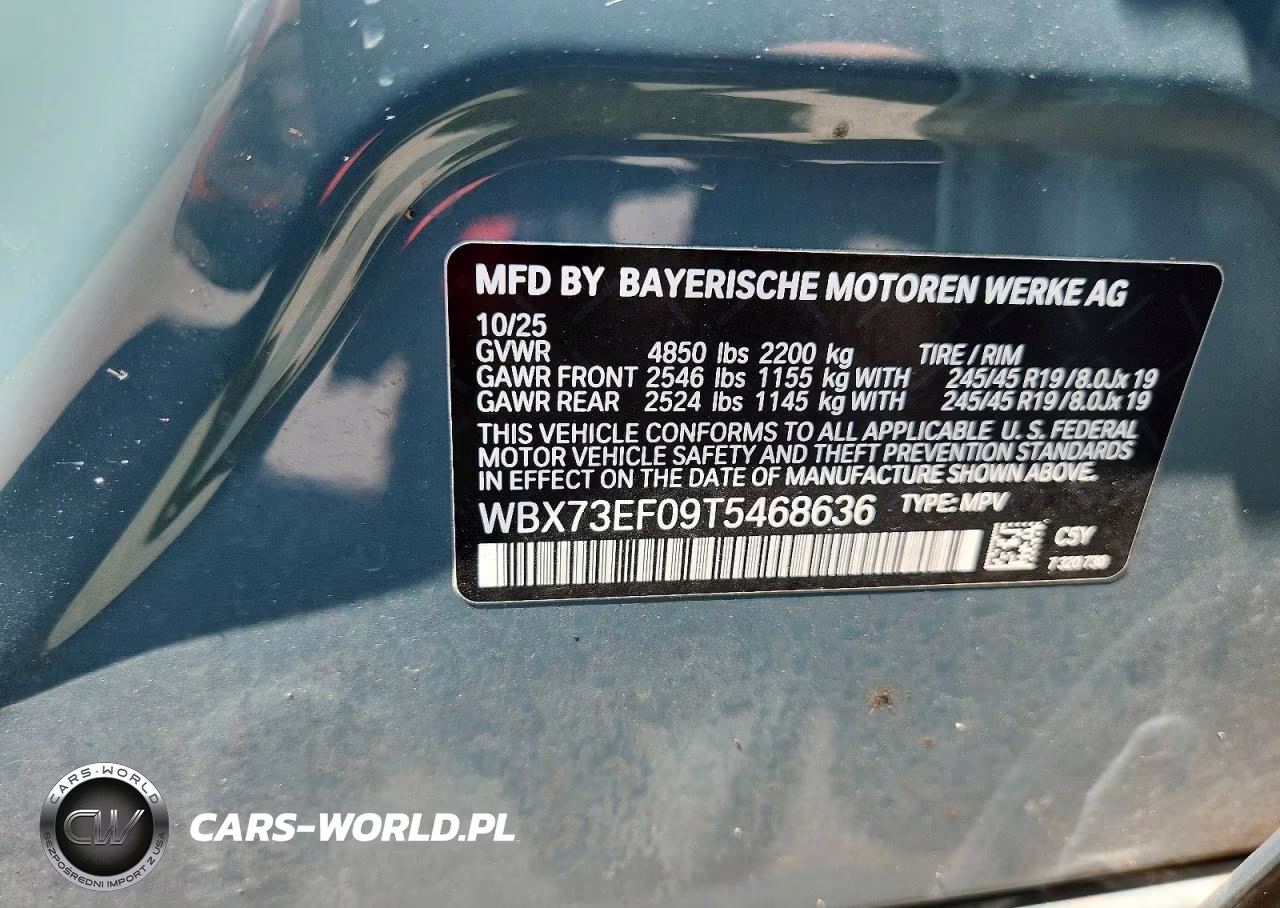 2026 BMW X1 xDrive28I VIN:WBX73EF09T5468636 - 13