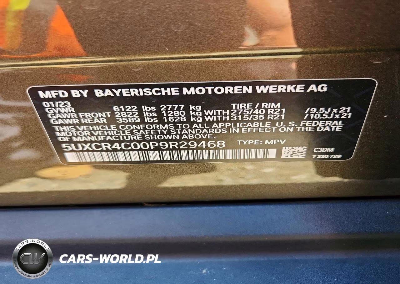 2023 BMW X5 Sdrive 40I VIN:5UXCR4C00P9R29468 - 13