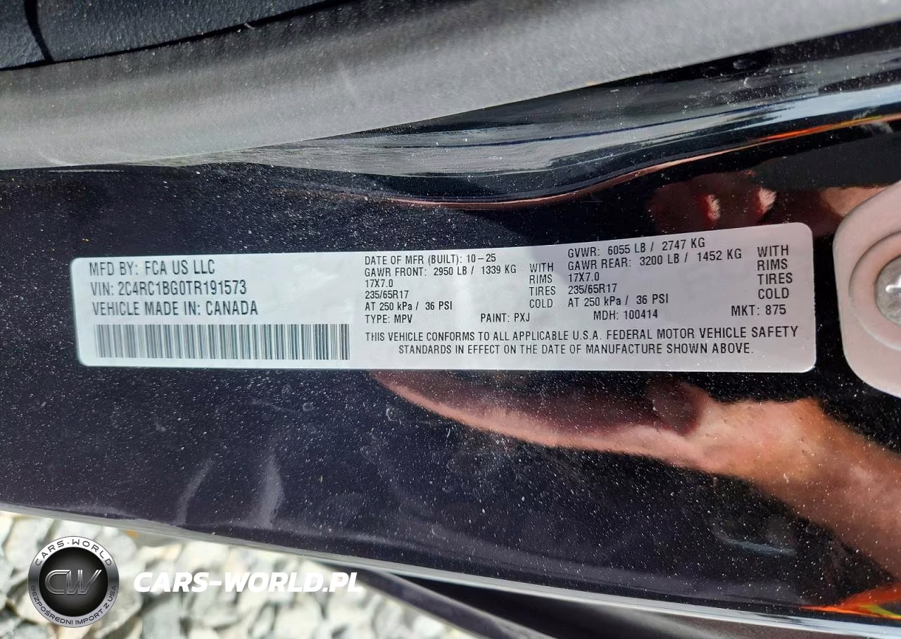 2026 Chrysler Pacifica Select VIN:2C4RC1BG0TR191573 - 13