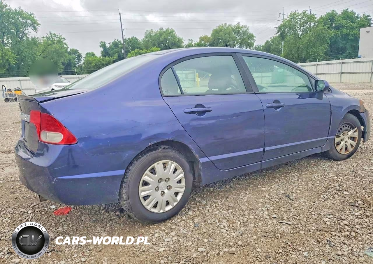 2009 Honda Civic Vp VIN:19XFA16339E027177 - 3
