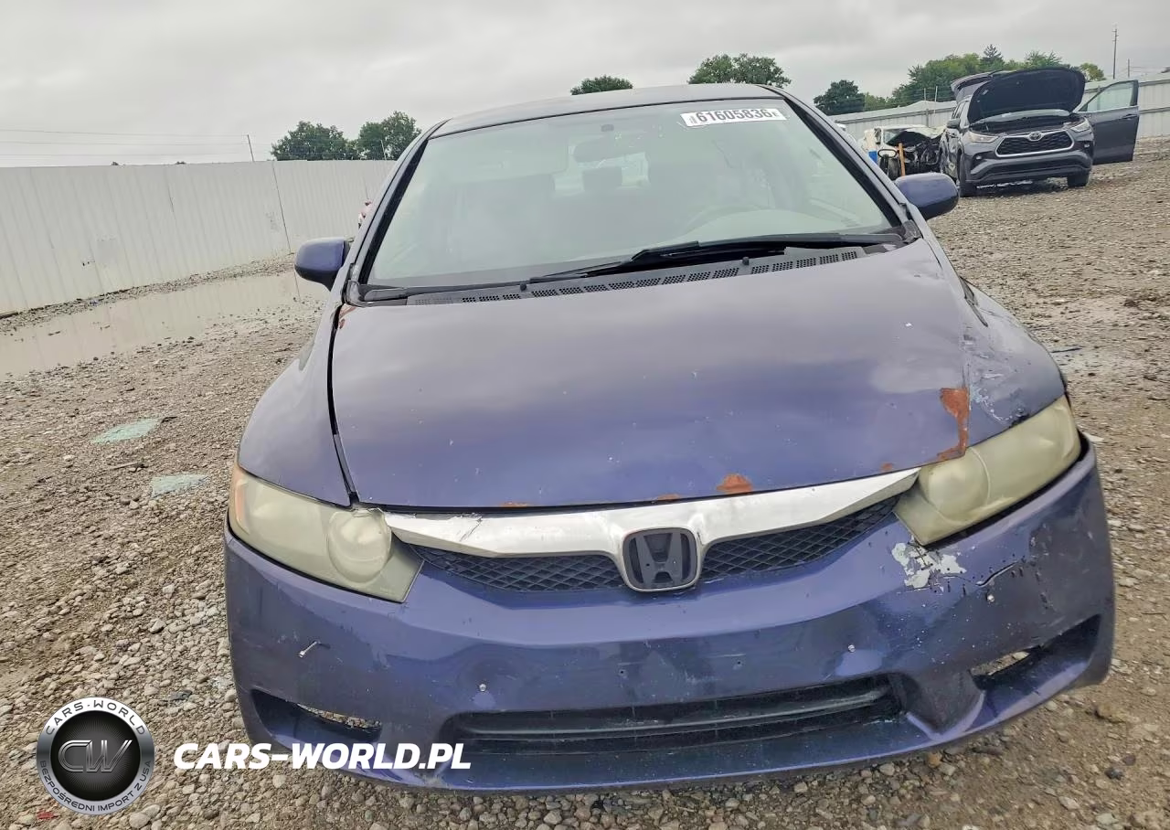 2009 Honda Civic Vp VIN:19XFA16339E027177 - 5