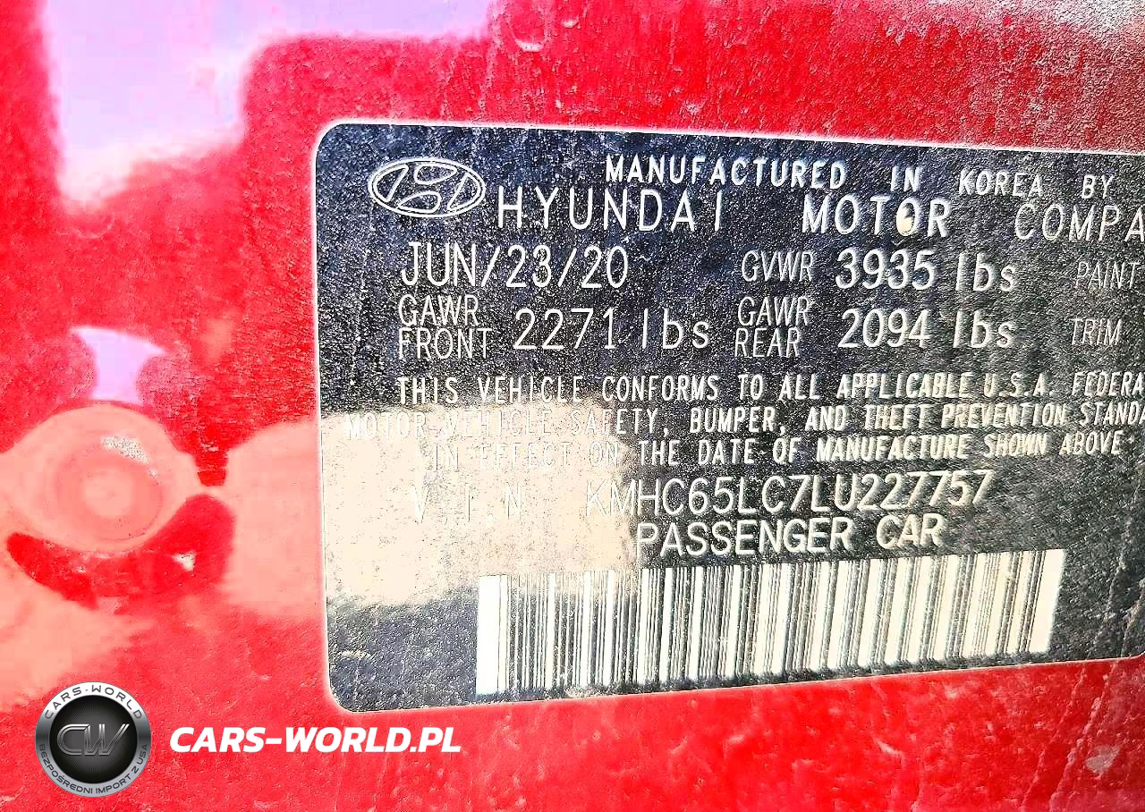 2020 Hyundai Ioniq Blue VIN:KMHC65LC7LU227757 - 12