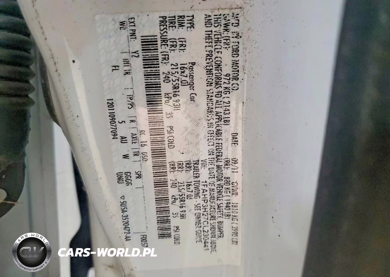 2012 Ford Focus Sel VIN:1FAHP3H27CL230441 - 12