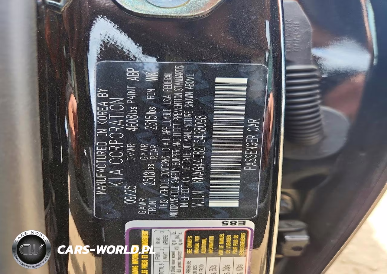 2026 Kia K5 Gt VIN:KNAG44J82T5438098 - 13