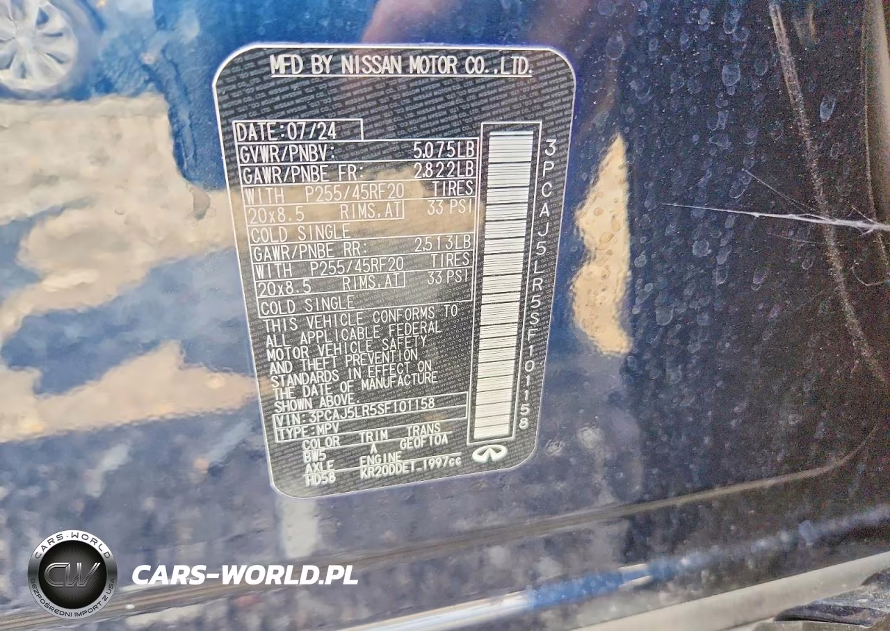 2025 Infiniti Qx55 Sensory VIN:3PCAJ5LR5SF101158 - 13