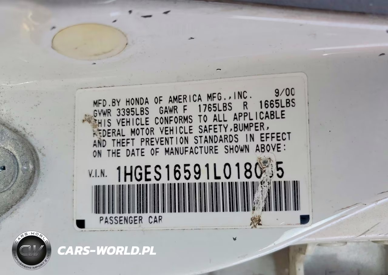 2001 Honda Civic Lx VIN:1HGES16591L018085 - 13