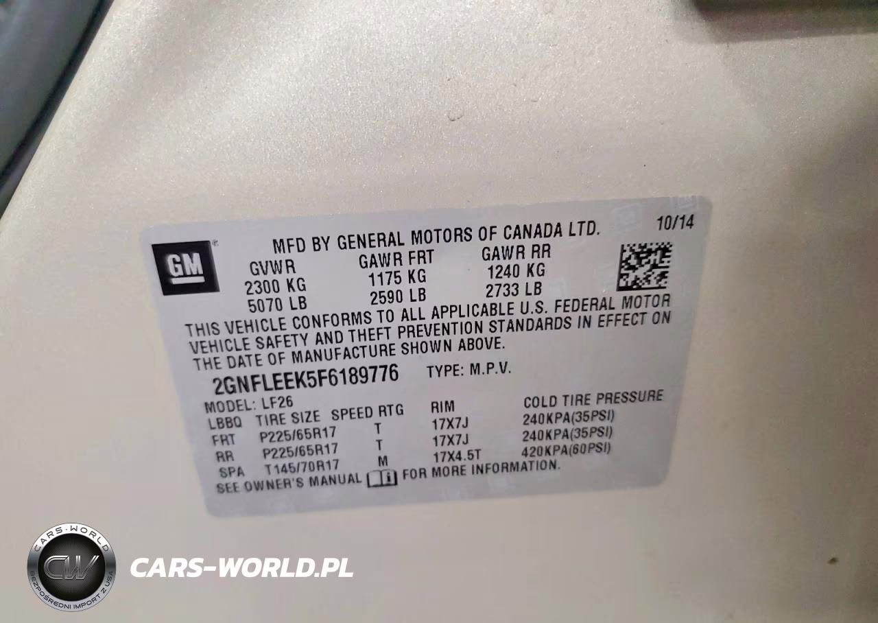 2015 Chevrolet Equinox Ls VIN:2GNFLEEK5F6189776 - 13