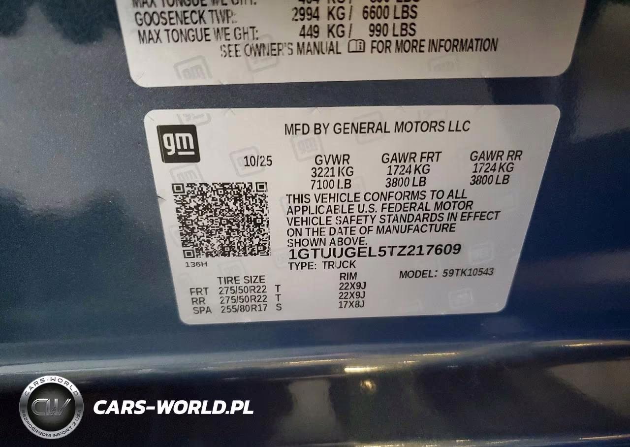 2026 GMC Sierra K1500 Denali VIN:1GTUUGEL5TZ217609 - 12