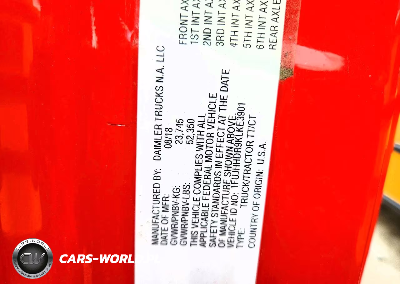 2019 Freightliner Cascadia 126 Semi Truck VIN:1FUJHHDR9KLKE3901 - 12