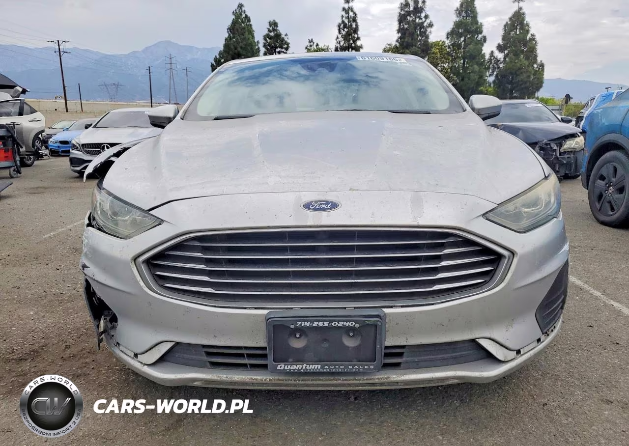 2019 Ford Fusion Se VIN:3FA6P0LU4KR119568 - 5