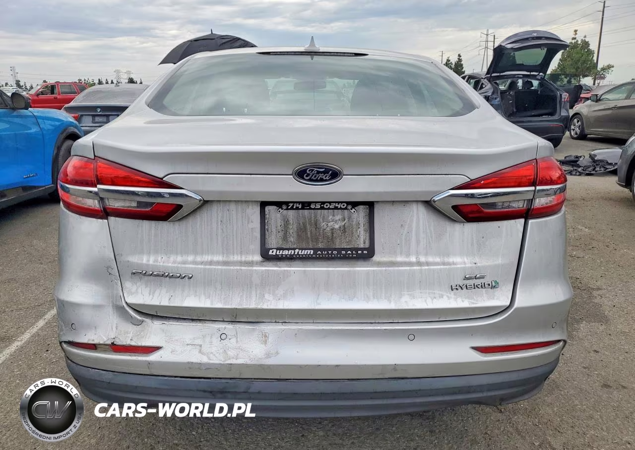 2019 Ford Fusion Se VIN:3FA6P0LU4KR119568 - 6