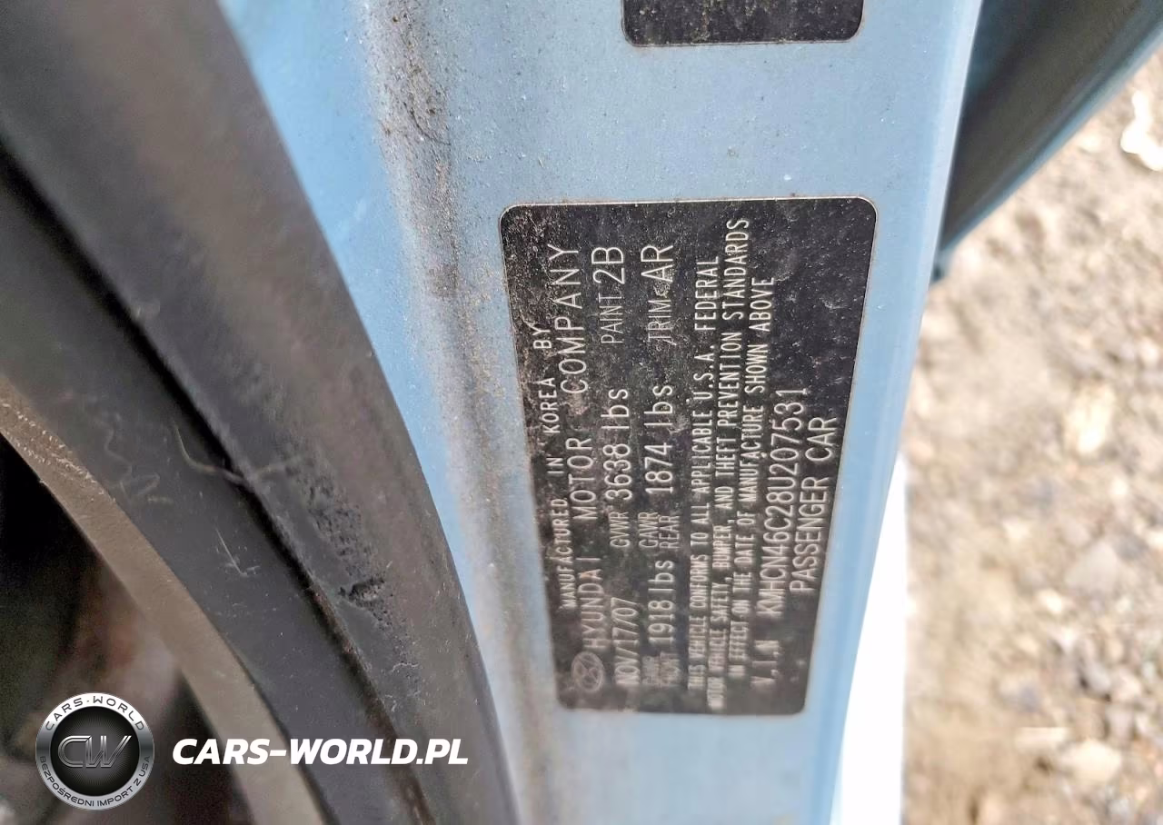 2008 Hyundai Accent Gls VIN:KMHCN46C28U207531 - 12