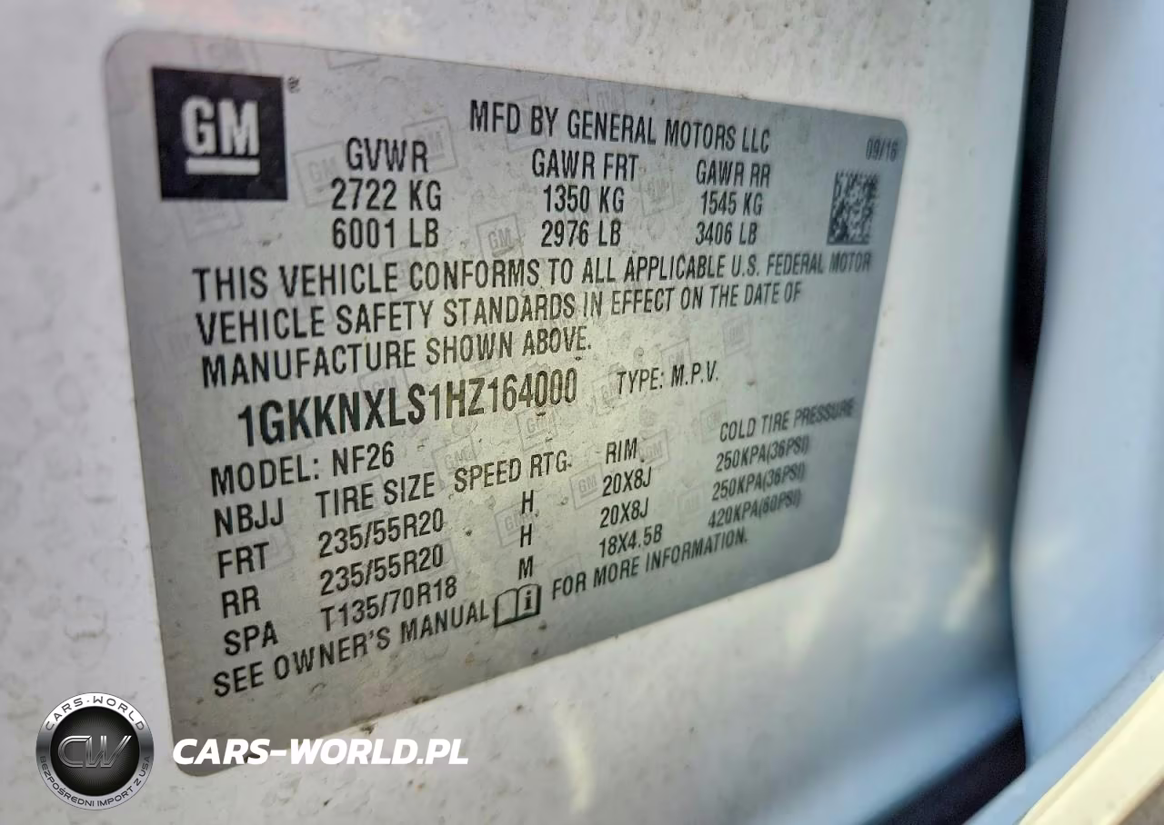 2017 GMC Acadia Denali VIN:1GKKNXLS1HZ164000 - 12