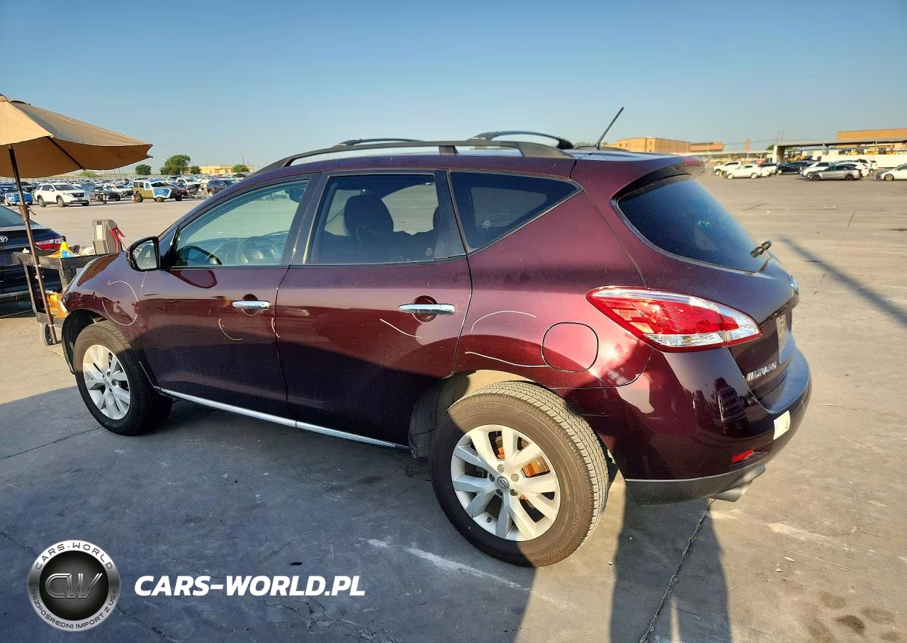 2013 Nissan Murano S VIN:JN8AZ1MU5DW208167 - 2
