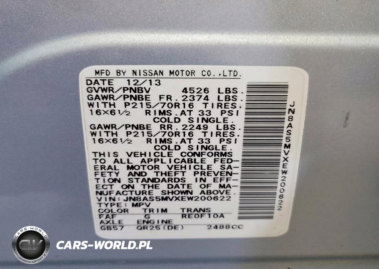 2014 Nissan Rogue Select S VIN:JN8AS5MVXEW200622 - 12