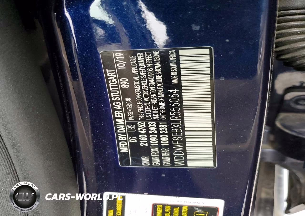 2020 Mercedes-Benz C 300 4Matic VIN:WDDWF8EBXLR556064 - 12