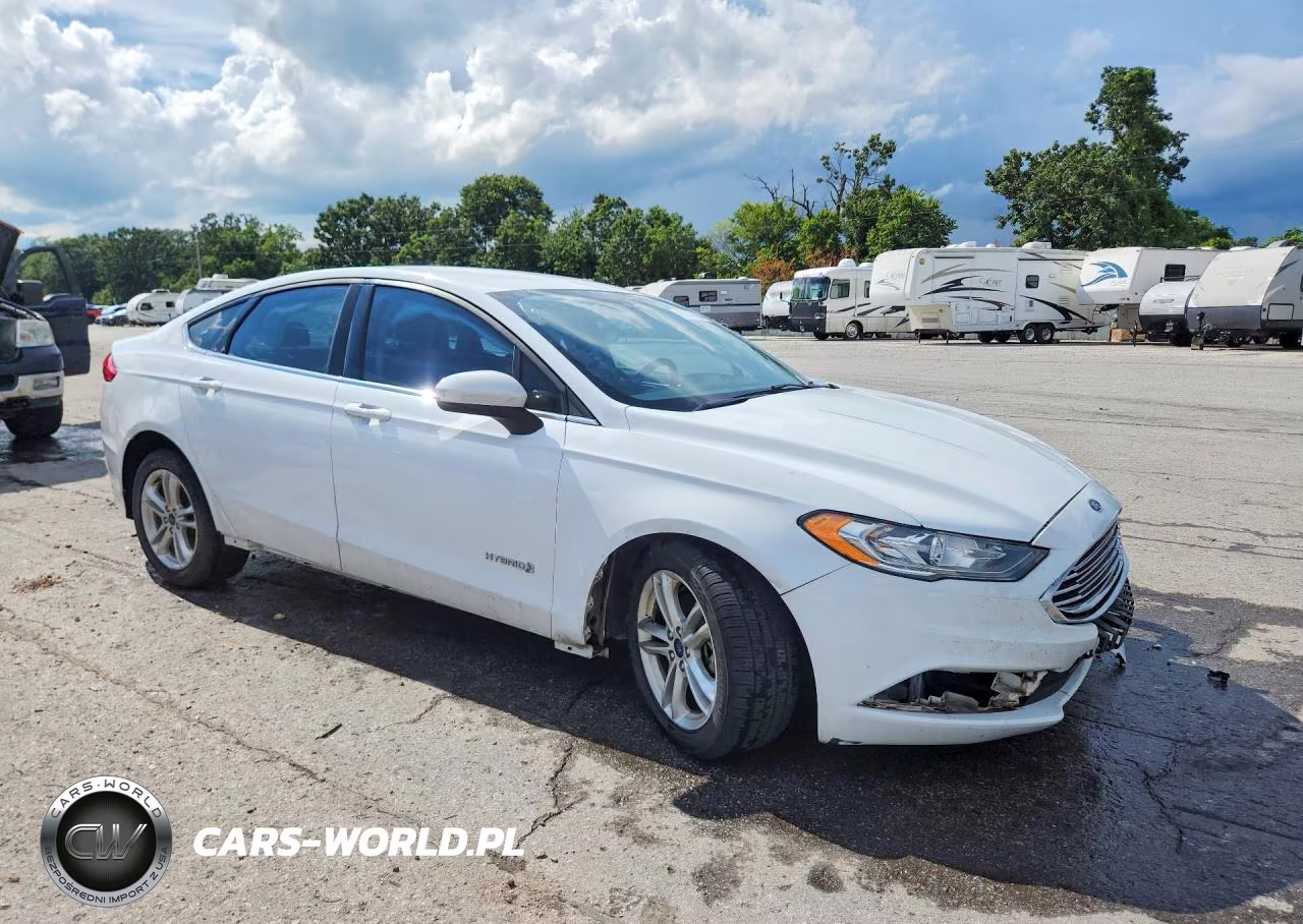 2018 Ford Fusion Se Hybrid VIN:3FA6P0LU4JR274149 - 4