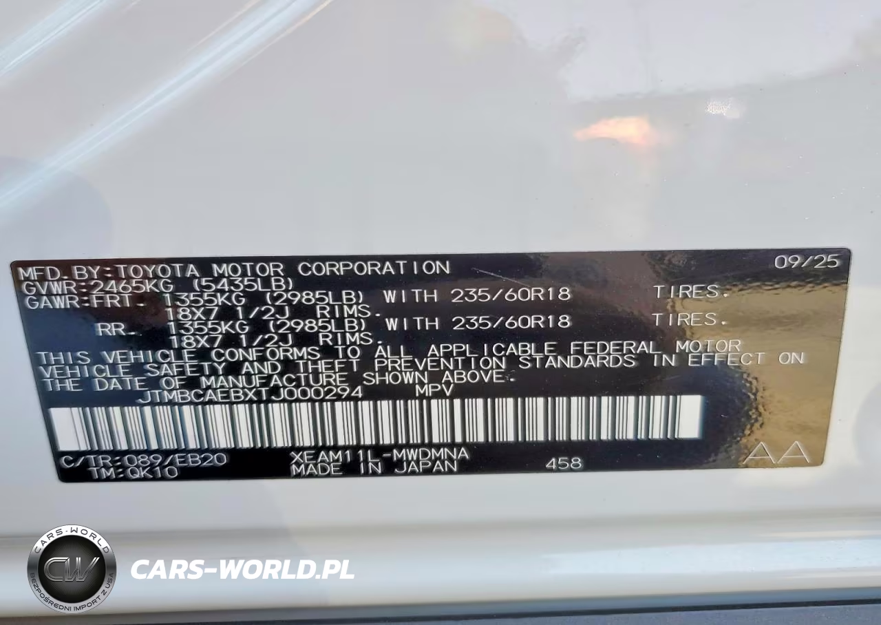 2026 Toyota Bz Xle Plus VIN:JTMBCAEBXTJ000294 - 14