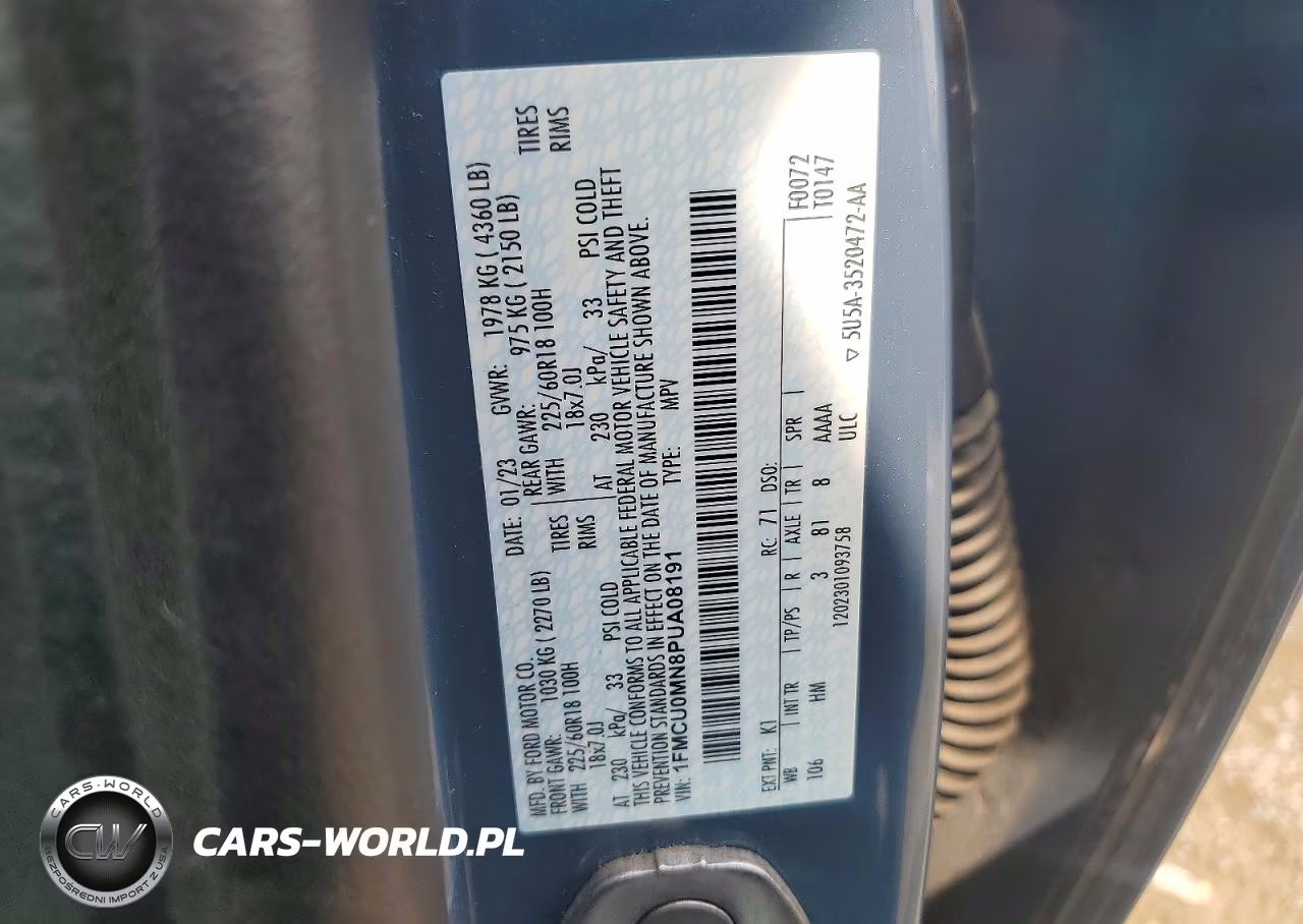 2023 Ford Escape St Line VIN:1FMCU0MN8PUA08191 - 13