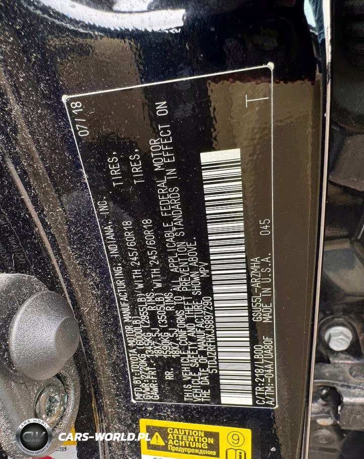 2018 Toyt Highlander VIN:5TDJZRFHXJS897290 - 10
