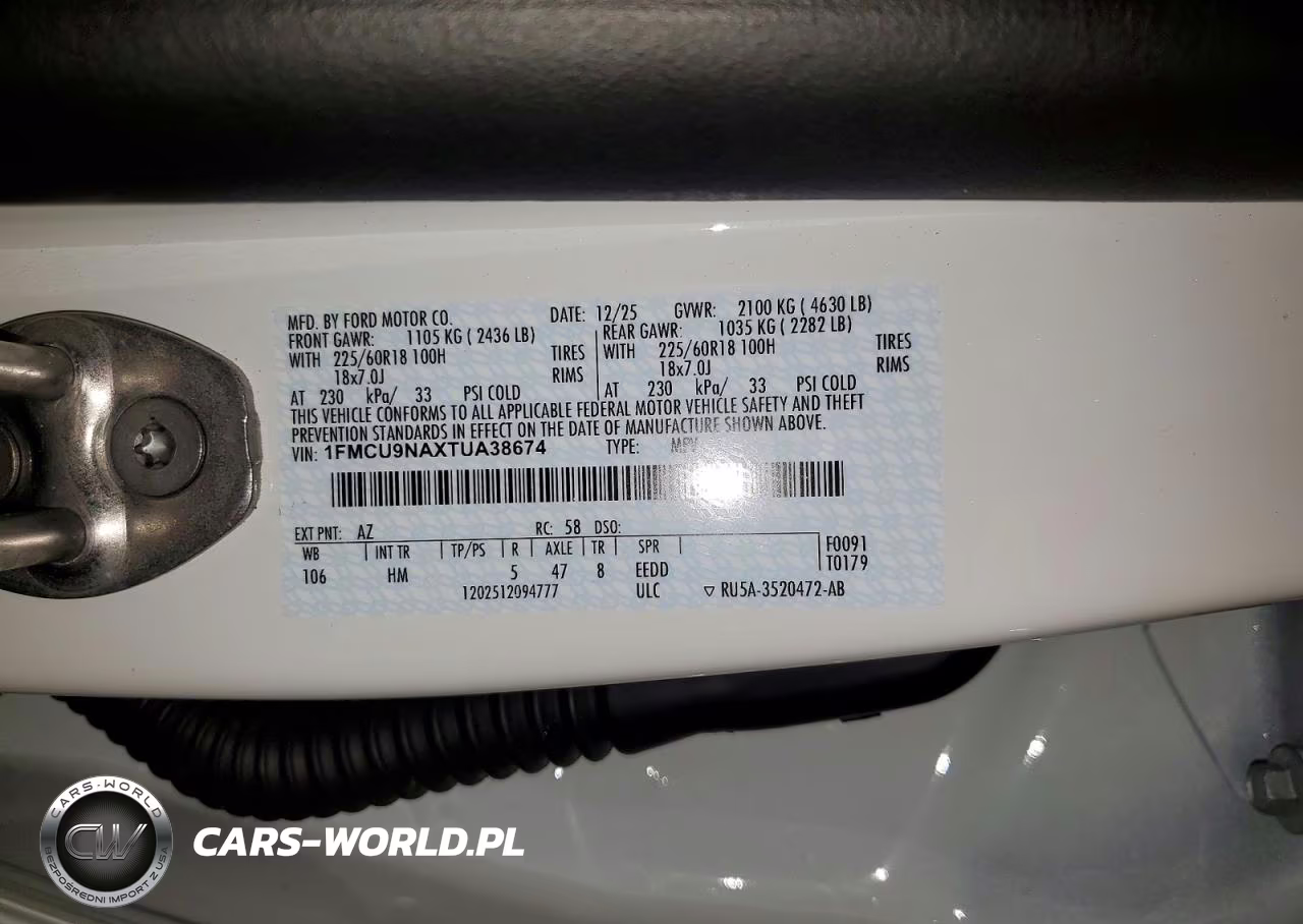 2026 Ford Escape St Line Select VIN:1FMCU9NAXTUA38674 - 13