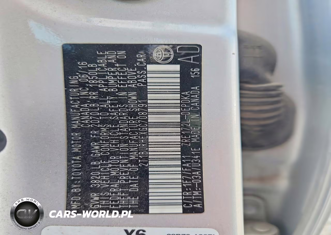 2016 Toyota Corolla L VIN:2T1BURHEXGC708791 - 12