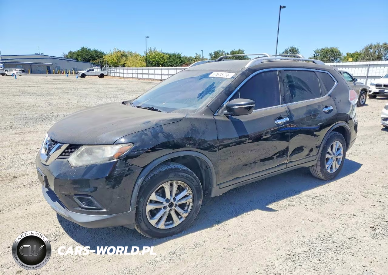 2015 Nissan Rogue Sv VIN:KNMAT2MV3FP501140 - 1