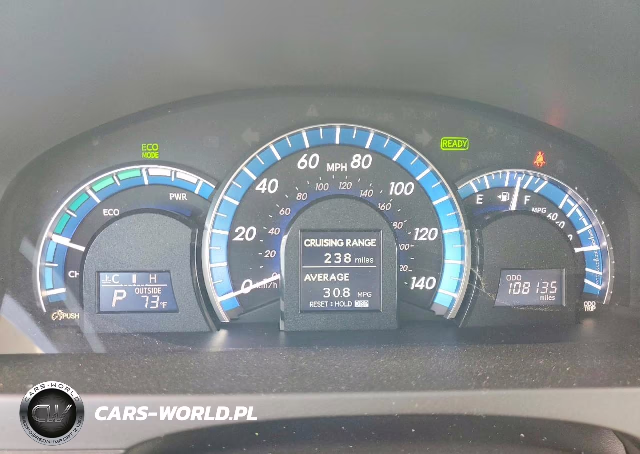 2012 Toyota Camry Hybrid Xle VIN:4T1BD1FK2CU023588 - 9