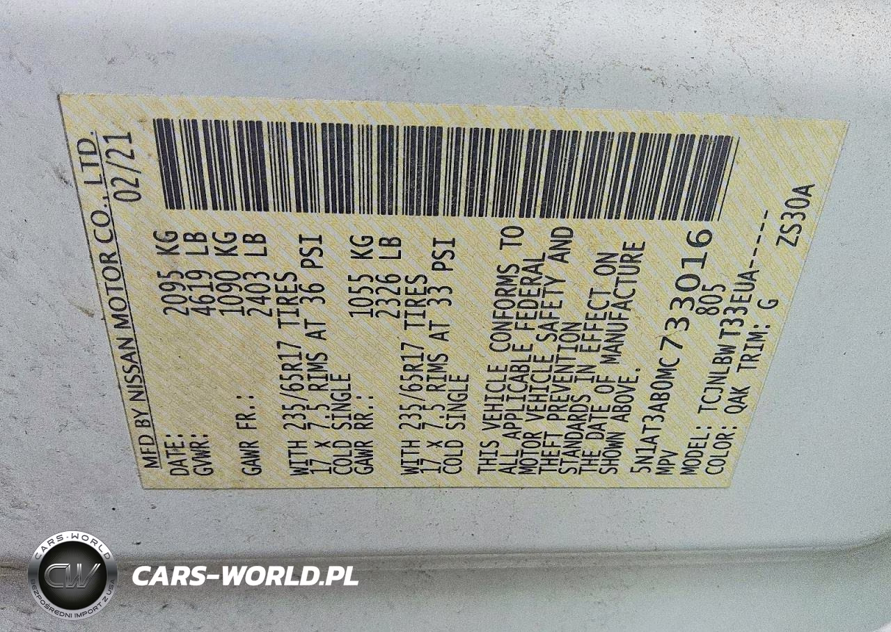 2021 Nissan Rogue S VIN:5N1AT3AB0MC733016 - 12