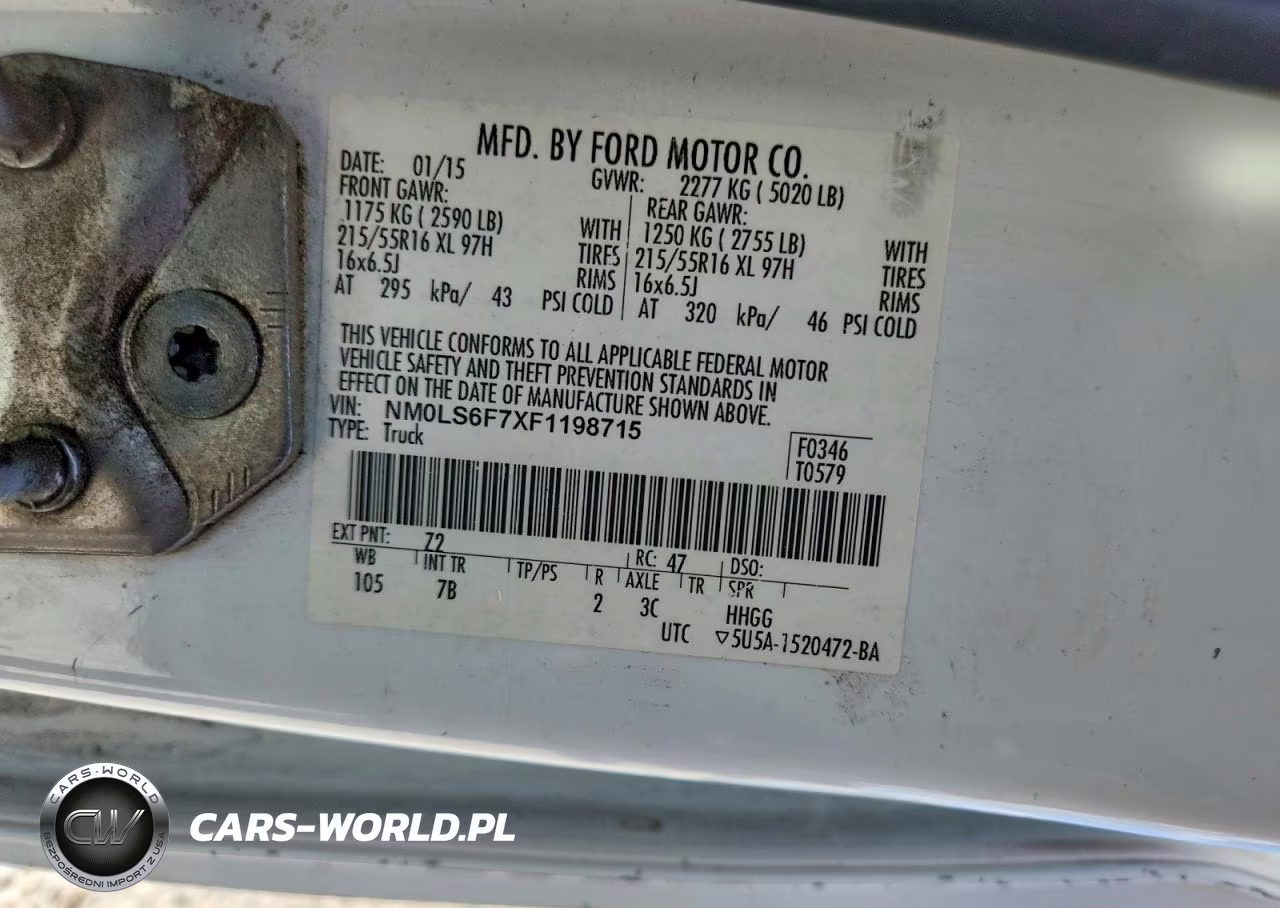 2015 Ford Transit Connect Xlt VIN:NM0LS6F7XF1198715 - 13