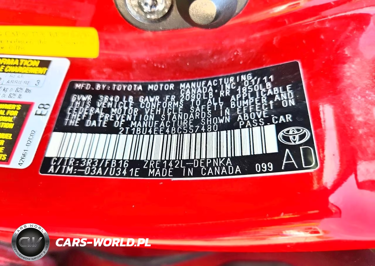 2011 Toyota Corolla Le VIN:2T1BU4EE4BC557480 - 12