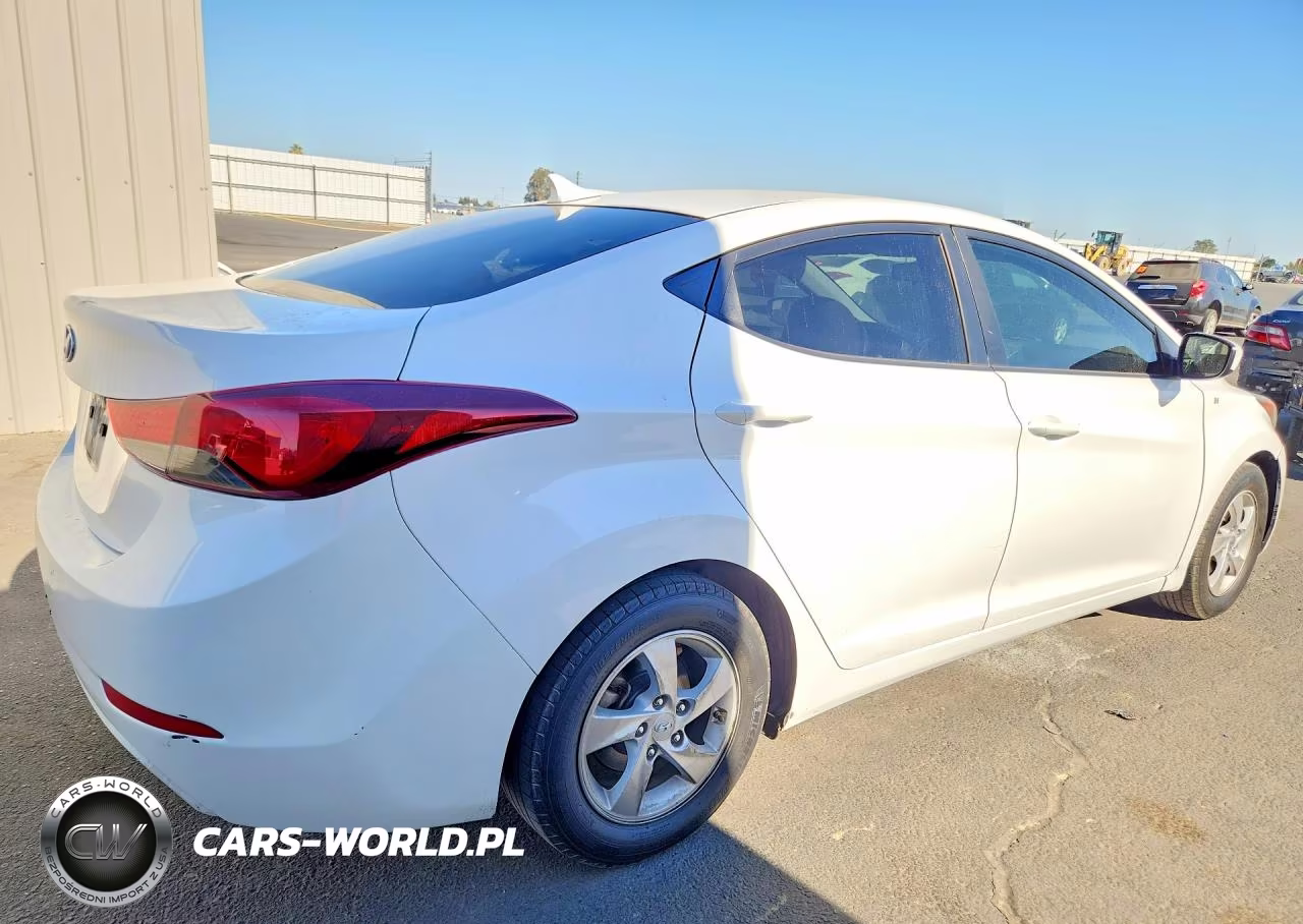 2014 Hyundai Elantra Se VIN:5NPDH4AEXEH486094 - 3