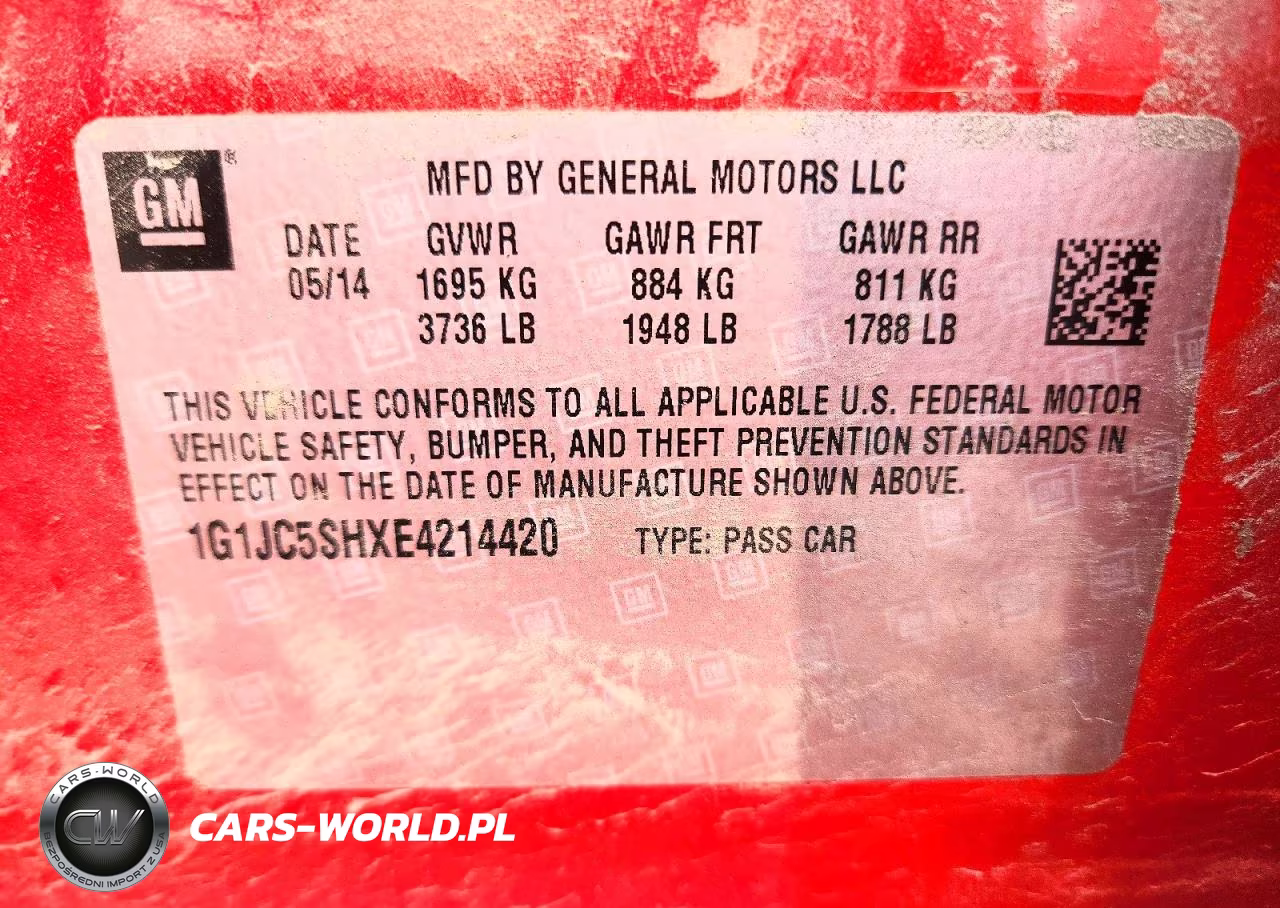 2014 Chevrolet Sonic Lt VIN:1G1JC5SHXE4214420 - 12