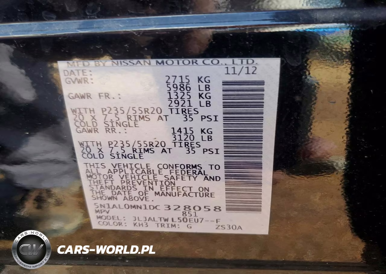 2013 Infiniti Jx35 Base VIN:5N1AL0MN1DC328058 - 13