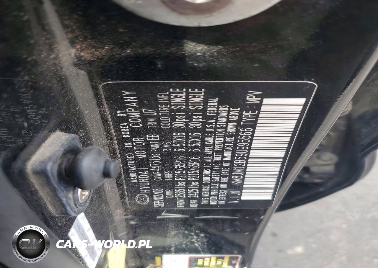 2009 Hyundai Tucson Gls VIN:KM8JM12B59U995566 - 12