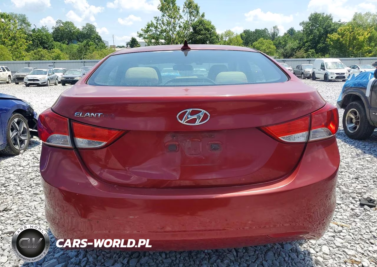 2011 Hyundai Elantra Gls VIN:KMHDH4AE7BU103578 - 6