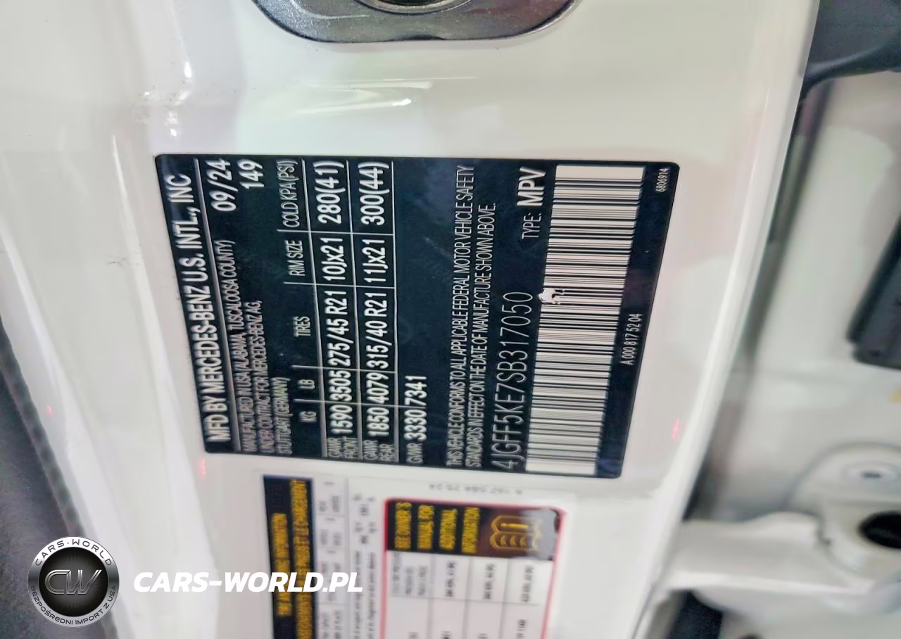 2025 Mercedes-Benz Gls 450 4Matic VIN:4JGFF5KE7SB317050 - 14