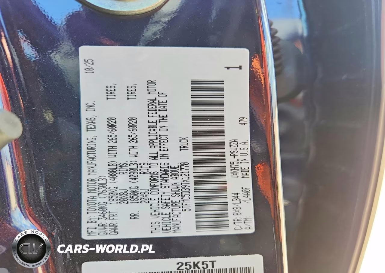 2026 Toyota Tundra 1794 Edition Hv VIN:5TFMC5DB9TX121770 - 13
