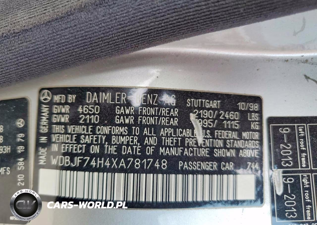 1999 Mercedes-Benz E 55 Amg VIN:WDBJF74H4XA781748 - 12