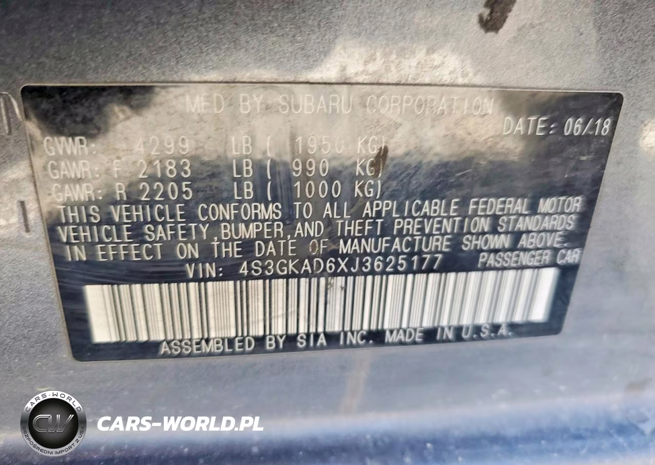 2018 Subaru Impreza Premium Plus VIN:4S3GKAD6XJ3625177 - 12