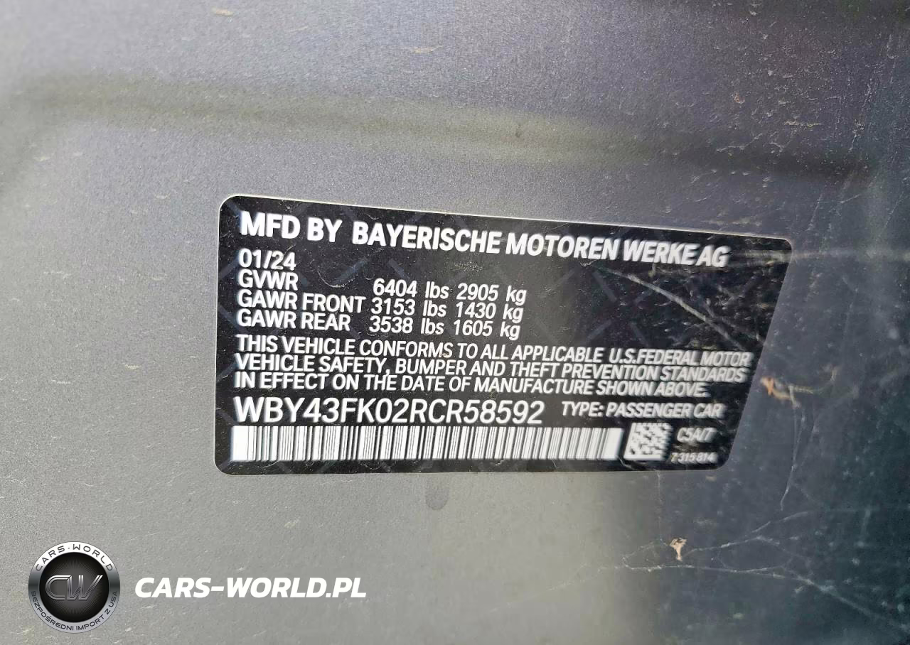 2024 BMW I5 M60 VIN:WBY43FK02RCR58592 - 12