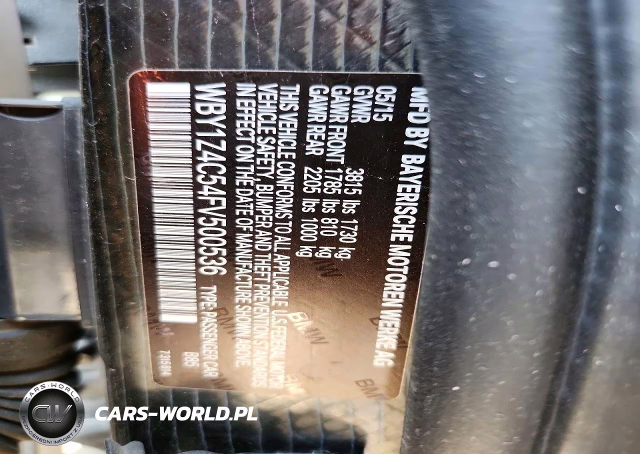 2015 BMW I3 Rex VIN:WBY1Z4C54FV500536 - 12