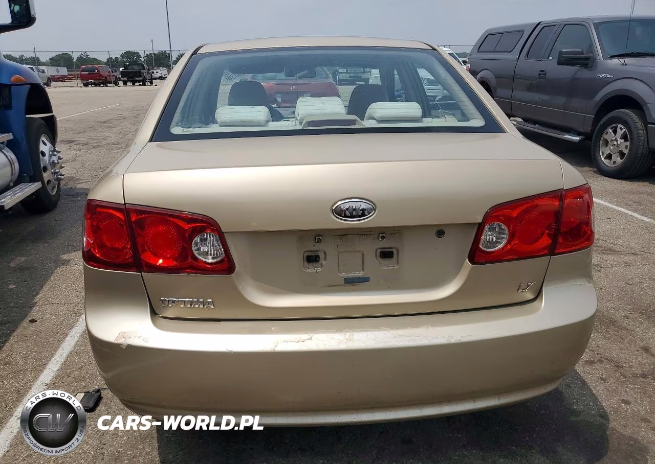 2008 Kia Optima Lx VIN:KNAGE123985203350 - 6