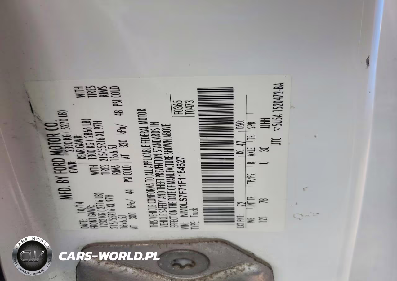 2015 Ford Transit Connect VIN:NM0LS7F71F1184627 - 13