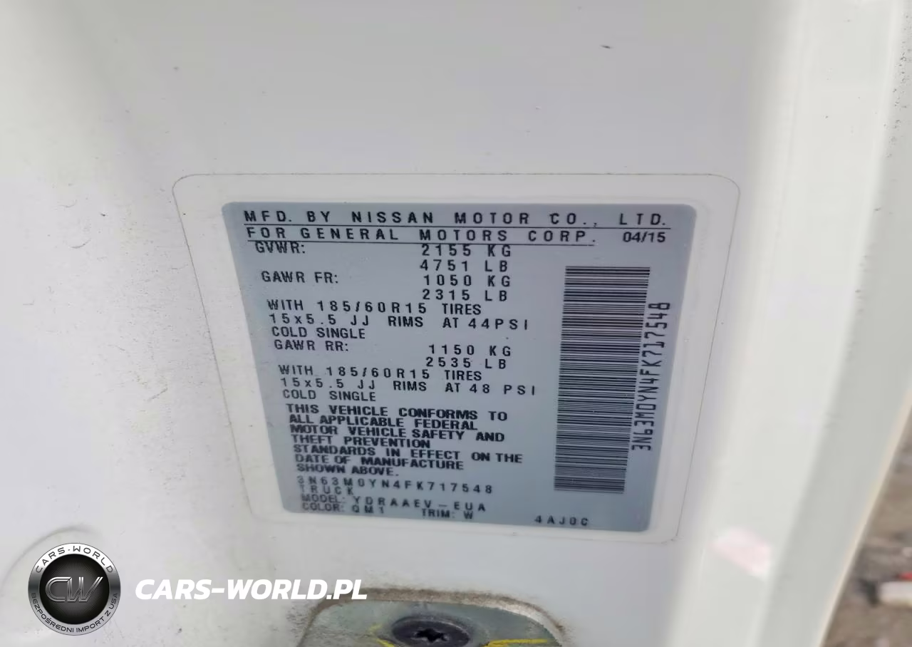 2015 Chevrolet City Express Ls VIN:3N63M0YN4FK717548 - 14