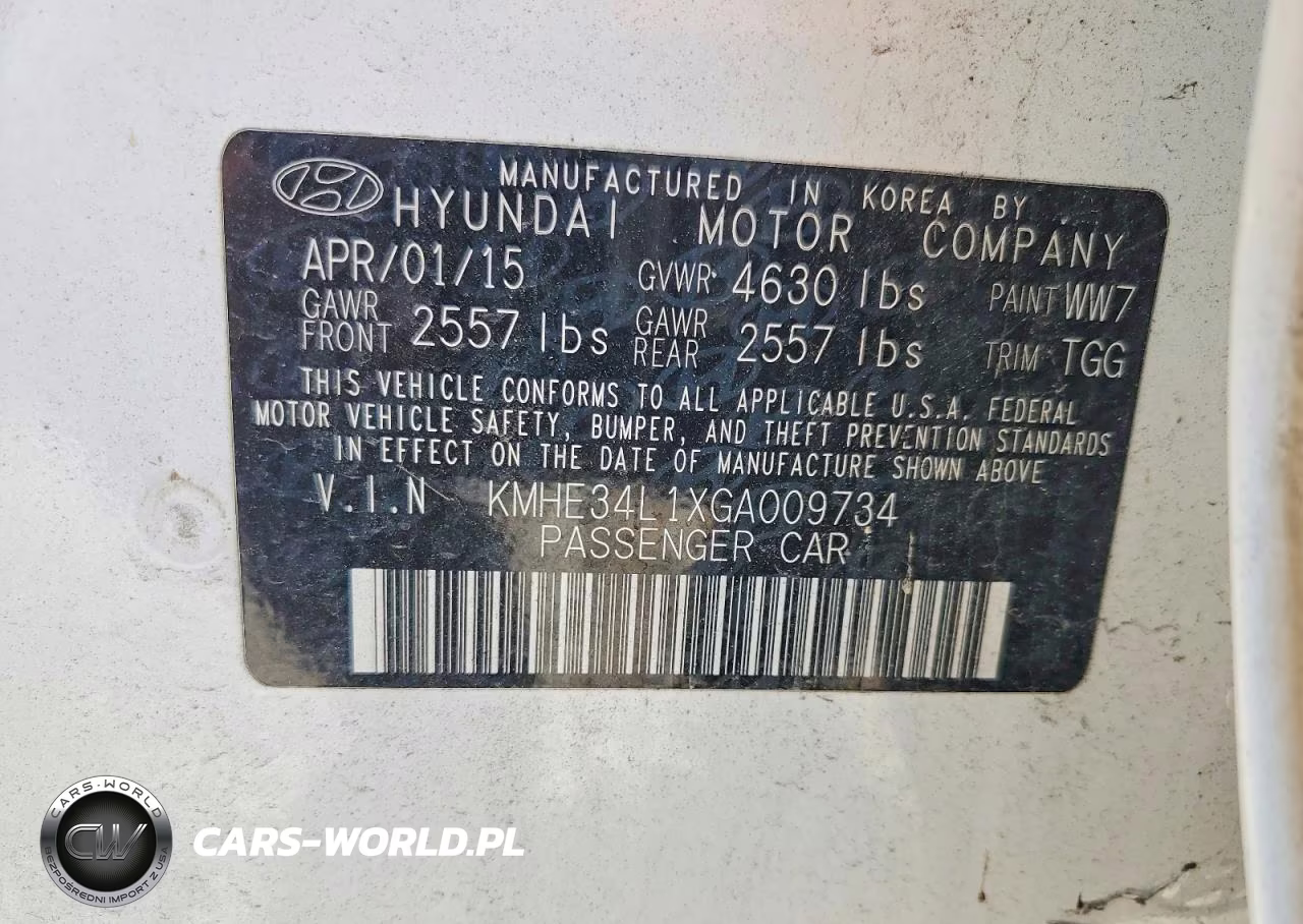 2016 Hyundai Sonata Hybrid Limited VIN:KMHE34L1XGA009734 - 12