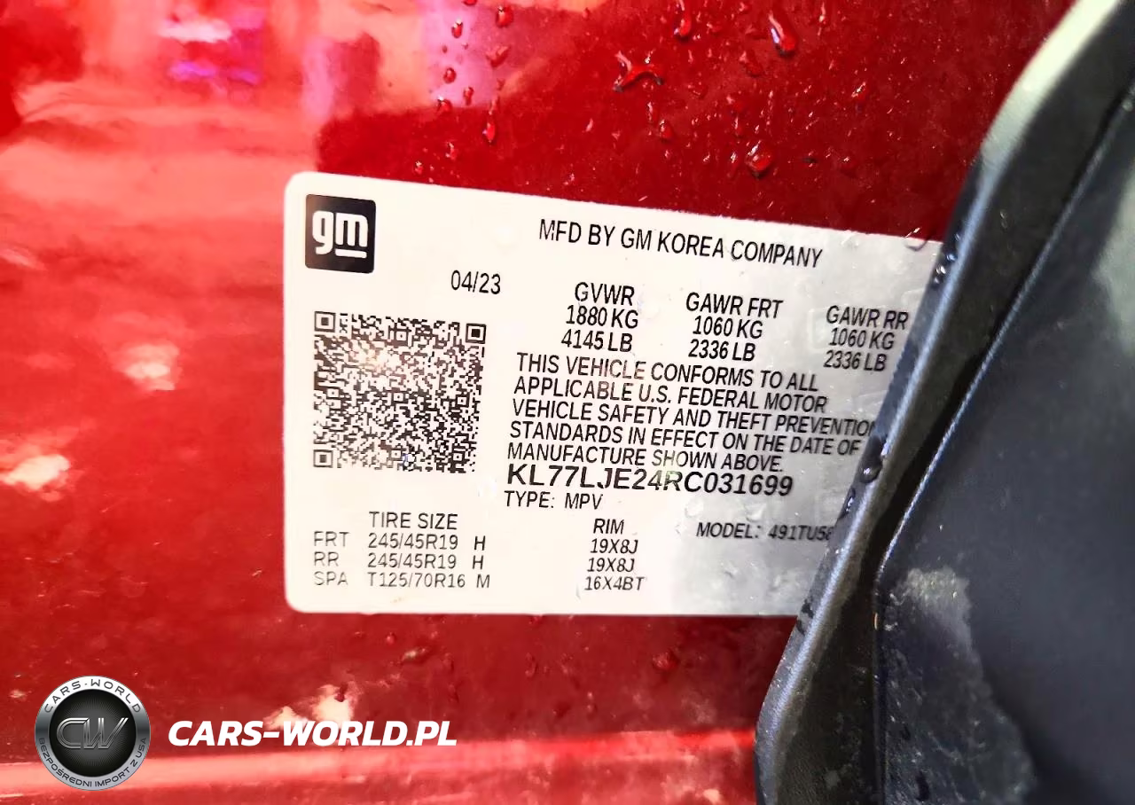 2024 Chevrolet Trax 2Rs VIN:KL77LJE24RC031699 - 12