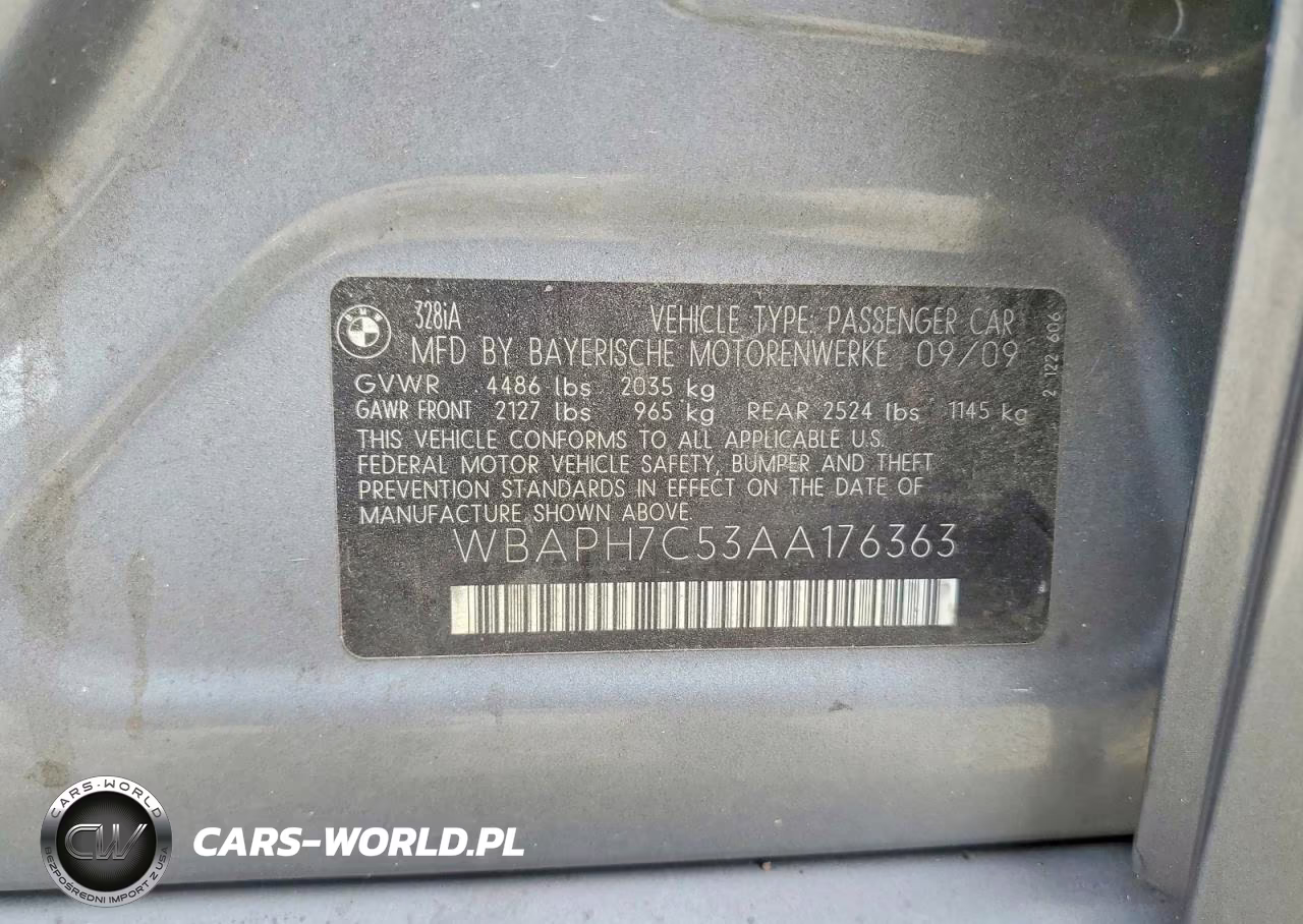 2010 BMW 328 I VIN:WBAPH7C53AA176363 - 12