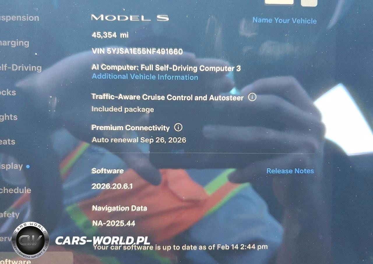 2022 Tesla Model S VIN:5YJSA1E55NF491660 - 9