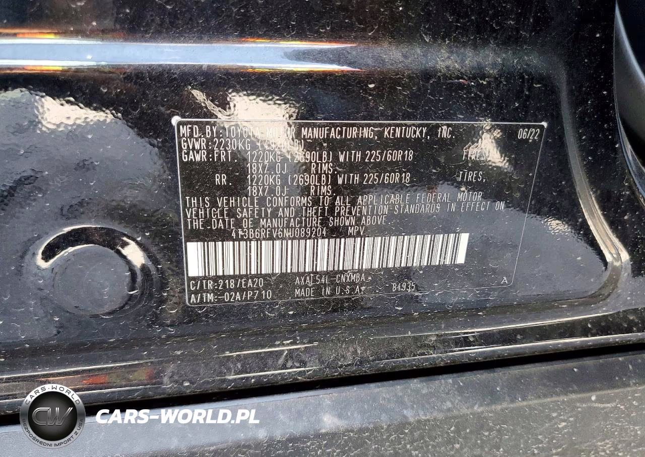 2022 Toyota Rav4 Xle Premium VIN:4T3B6RFV6NU089204 - 13